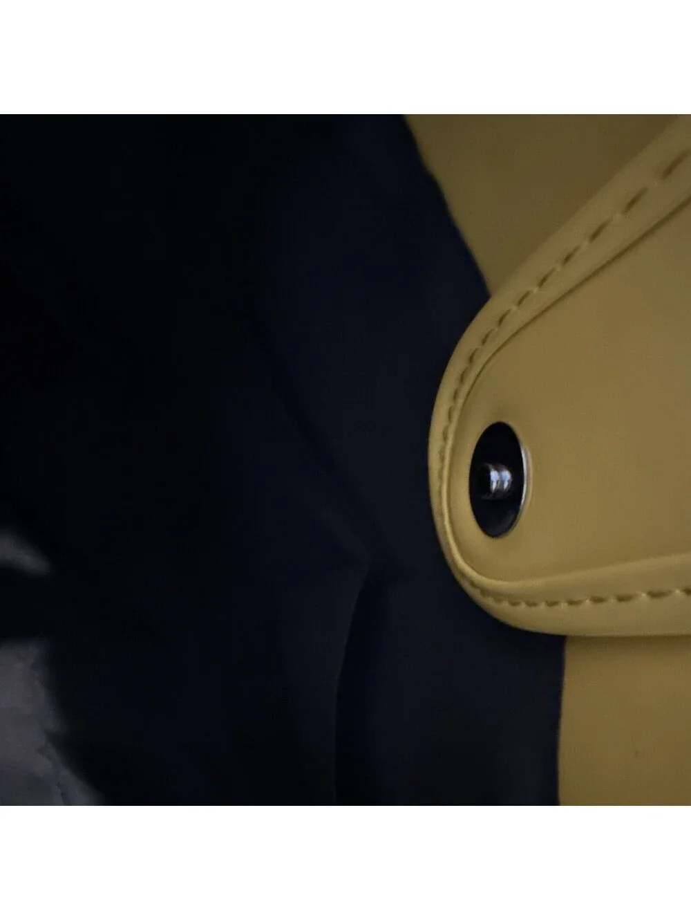 CHANEL Yellow Tote Bag Chain Strap Top Handles Magnetic Close 31 Rue Cambon